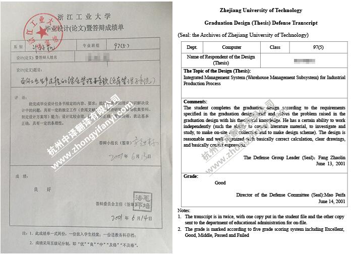 中譯杭州翻譯公司證件翻譯部大學(xué)論文答辯成績(jī)單翻譯件模板.jpg
